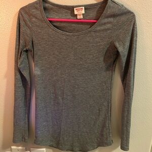Mossimo Supply Co. Heather Gray Tee